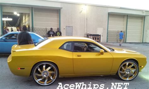 Ace 1 Wtw Customs Blue Dodge Challenger Rt On 26 Autonomo Forgiatos