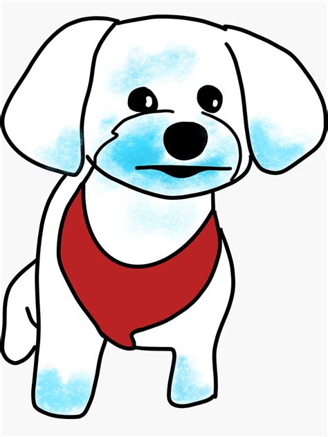 Blue Paint Dog Meme Sticker For Sale By Viggybiggs Redbubble