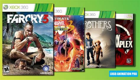 Best 22 Games On Xbox 360 Logo Animation Pro