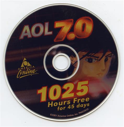 Aol Cd Aol 70 1025 Hours Free For 45 Days Pa602r20 America