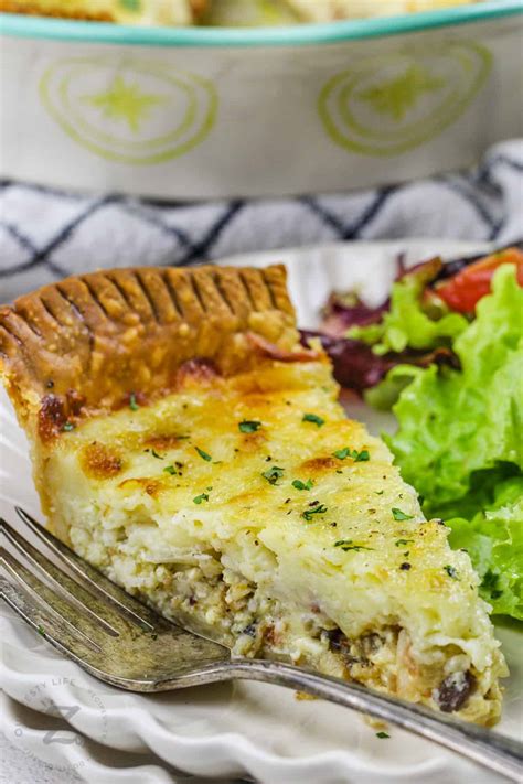 Easy Quiche Lorraine Best Easy Recipe Our Zesty Life