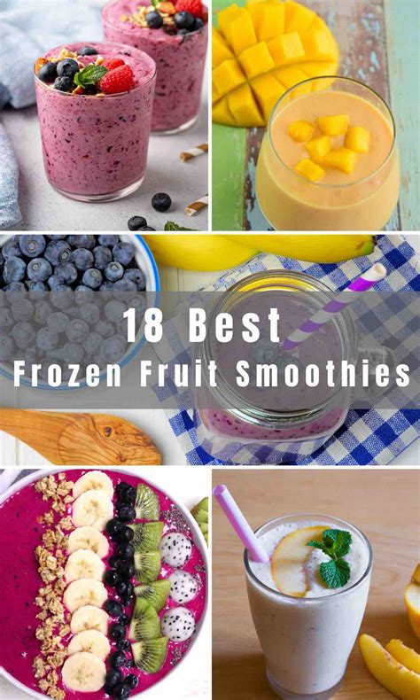 18easy Frozen Fruit Smoothie Recipes Izzycooking My Race
