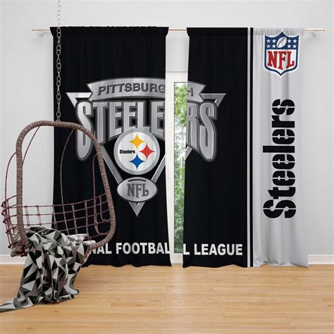 See more ideas about steelers, steelers girl, steelers baby. NFL Pittsburgh Steelers Bedroom Curtain | EBeddingSets