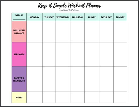 Check spelling or type a new query. A Simple Workout Template That Will Make You Excited to ...