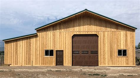 Comparing Pole Barn Siding Options Beehive Buildings