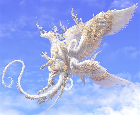 Angelus Dragon By Wen M Fotos De Dragão Dragão Branco Dragões