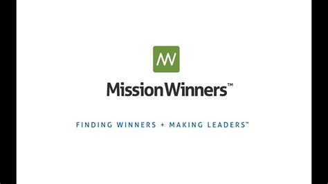 What We Do For You At Missionwinners Youtube