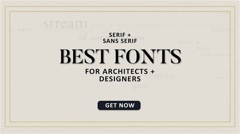 Best Fonts For Architects And Designers Typography Tips Youtube