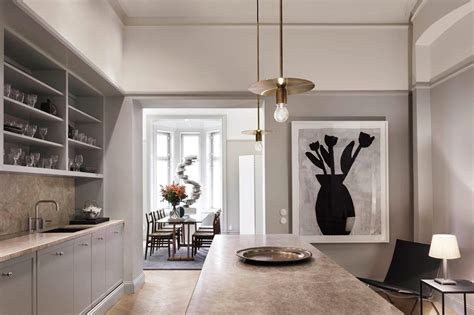 Peek Inside A Refined Residence In A Posh Neighborhood Of Stockholm