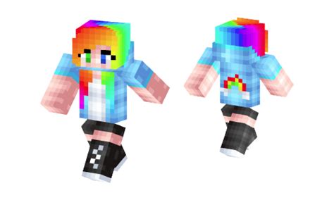 Rainbow Dash Edited Skin Minecraft Skins