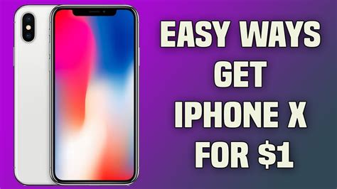 Easy Ways Get Iphone X For 1 Win Free Iphone Youtube
