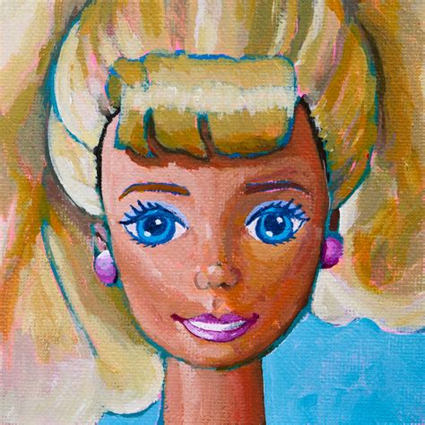 Barbie Disney Characters Fictional Characters Original Paintings