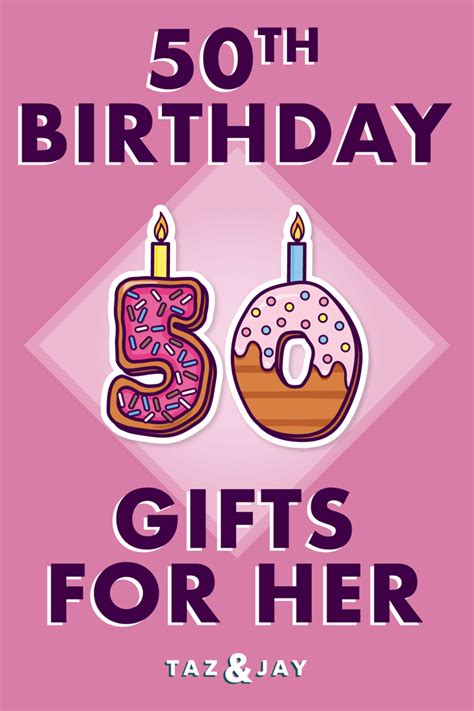 A 50th birthday is a reason to celebrate and the perfect present will add to a great celebration. Pin on Gift Lists | Taz & Jay