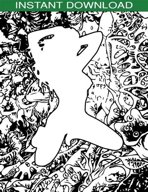 sexy pose jungle x rated adult coloring page etsy