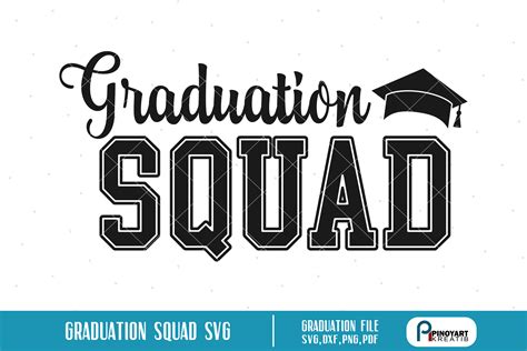Graduation Squad Svg A Graduation Vector File 189075 Svgs
