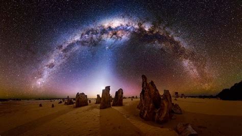 Milky Way Over The Pinnacles Desert Nambung National Park