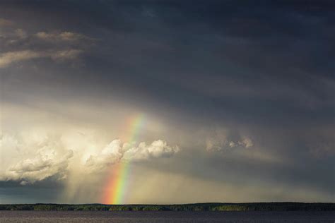Rainbow And Storm Clouds Photograph By Juhani Viitanen Fine Art America