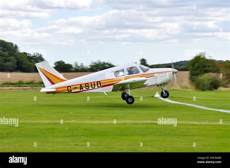 Piper Pa 28 180 Cherokee B Light Aircraft Plane G Asud Taking Part In A