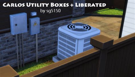 Sg5150 Utility Box Sims 4 Build Sims