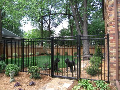 Since vinyl 1 fencing cost directly correlates to how many linear feet are needed, costs will vary depending. Wrought iron fencing with black powder coat for low ...