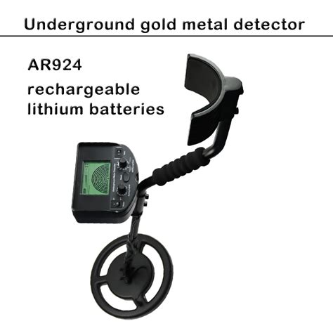 Portable Underground Metal Detector Ar924 Rechargeable Lithium