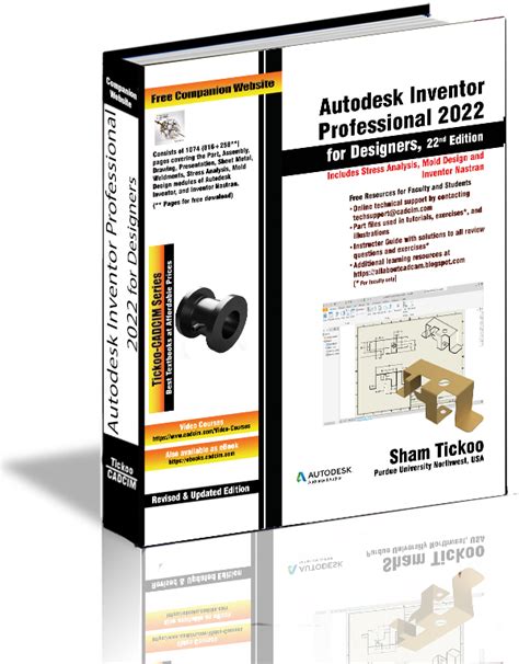 Autodesk Inventor Professional 2022 For Designers Book By Prof Sham