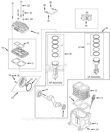 Campbell Hausfeld Tc Kb Parts Diagram For Pump Parts