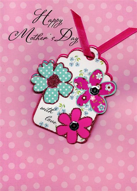 Pretty Hand Finished Happy Mothers Day Card Cards Love Kates