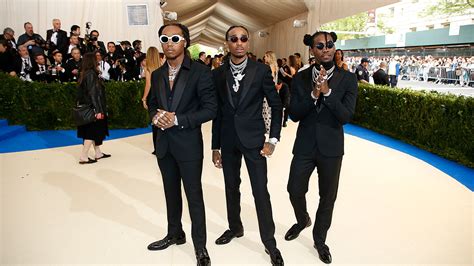 The 2017 Met Gala Arrivals Takeoff Quavo And Offset Of Migos The