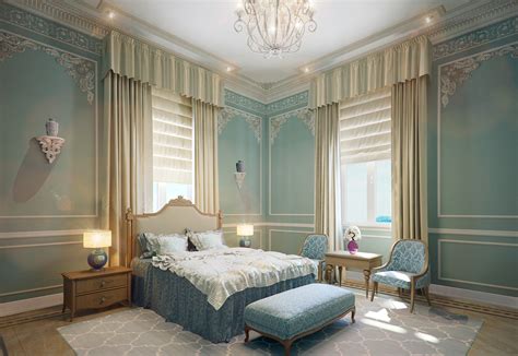 Bedroom In A Light French Classic Style On Behance