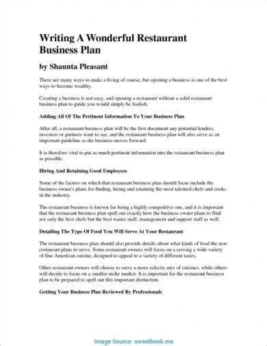 Check spelling or type a new query. 16+ Restaurant and Catering Business Plan Examples - PDF ...