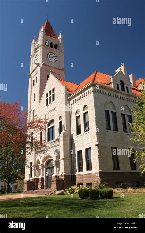 Greene County Courthouse Xenia Ohio Usa Richardsonian Romanesque