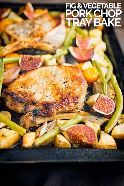 Slow cook the tenderloin in the bbq sauce for at least 8 hours and it usually is. Fig & Vegetable Pork Chop Tray Bake | Recipe | Pork ...