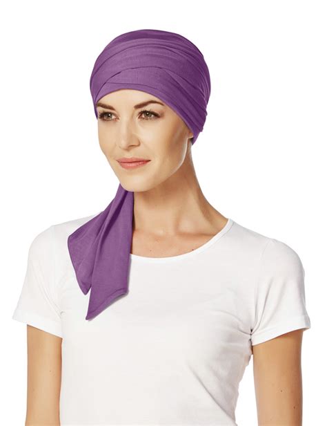 Christine Headwear Mantra Scarf Purple
