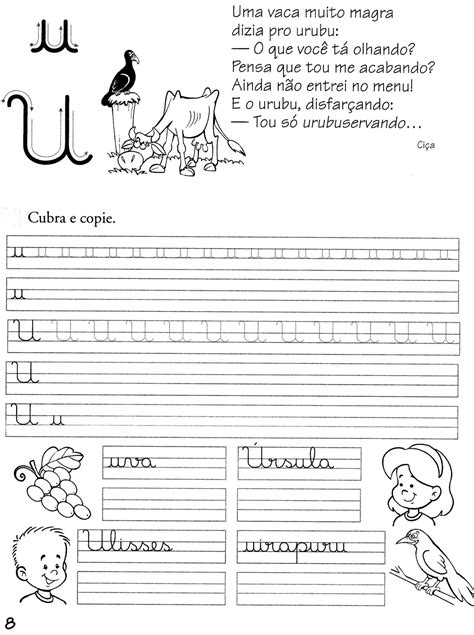 Atividades Aprender Escrever Com Letra Cursiva Alfabetiza O Infantil