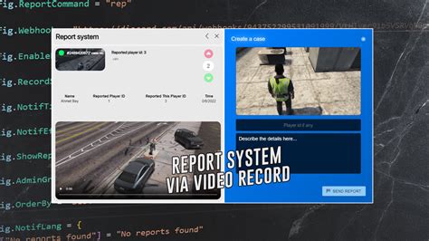 Admin Report System V8 Standalone Video Record Fivem Store
