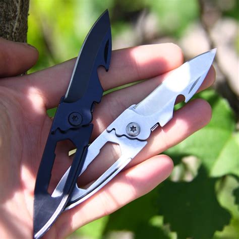 Folding Pocket Knife 440 Stainless Steel Multifunction Wallet Key