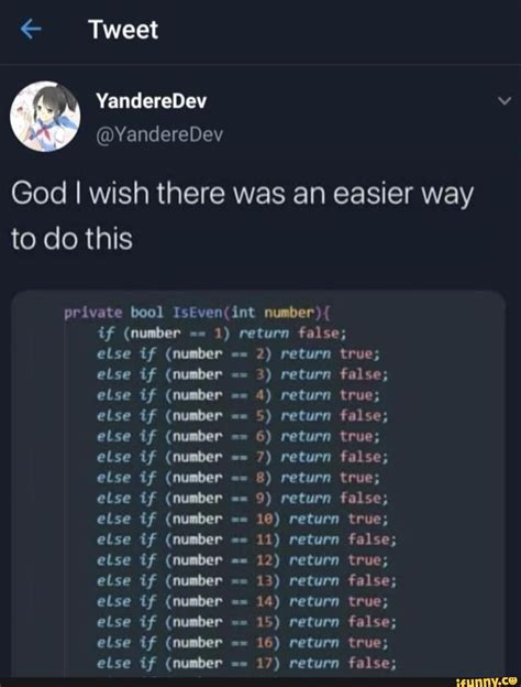 Tweet Yanderedev Yanderedev God I Wish There Was An Easier Way To Do