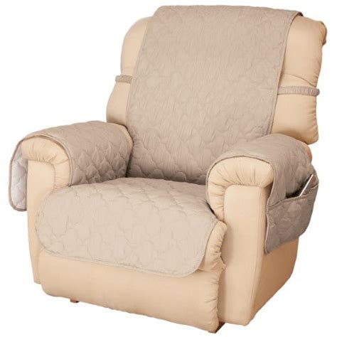 Deluxe Microfiber Recliner Cover by OakRidgeTM | Recliner ... Four piece beige home decor slipcover for recliner, form fitting style back cover, check pattern, two arm covers, comfort to your living space give your old recliner new life with this.