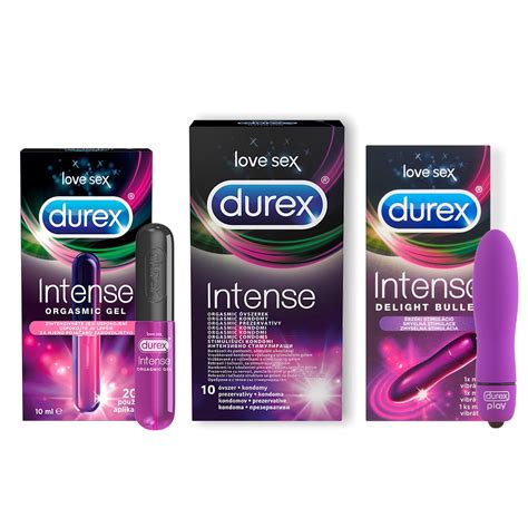 Set Pachet Durex Intense 10 Prezervative Lubrifiant 10 Ml Vibrator