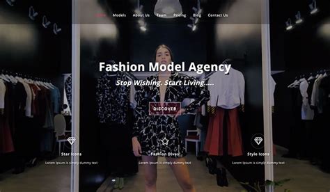 Fashion Model Agency Wordpress Themes And Templates Themehunk