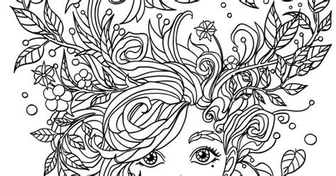 10 Crazy Hair Adult Coloring Pages Page 5 Of 12 Para Colorir