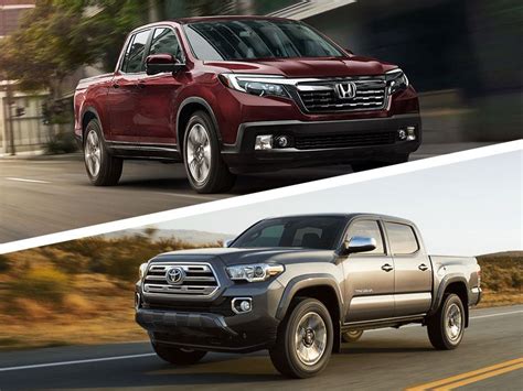 Honda ridgeline vs toyota tacoma. 2018 Honda Ridgeline vs 2018 Toyota Tacoma: Which is Best ...