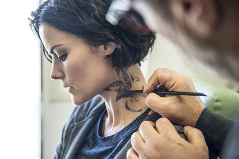 Tattoo You Our Exclusive Behind The Scenes Blindspot Gallery Jaimie
