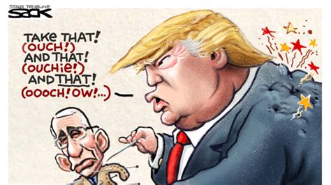 5 Sickeningly Funny Cartoons About Trumps Attacks On Dr Fauci The Week