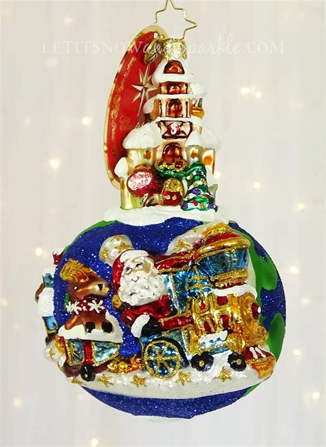 Christopher Radko Worldwide Train Ride Santa 1021284 Christmas Ornament