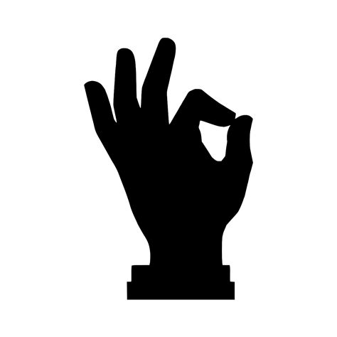 Svg Hand Okay Symbol Free Svg Image And Icon Svg Silh