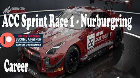 Assetto Corsa Competizione Acc Career Sprint Race Nurburgring