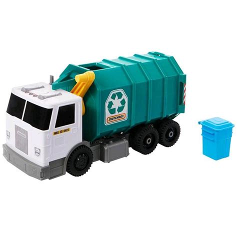 Mattel Matchbox Recycling Truck Ca 40 Cm Mit Licht Und Geräusche Hhr64