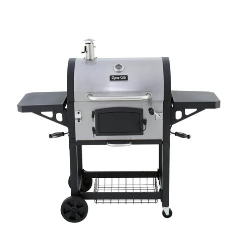 Dyna Glo Heavy Duty Stainless Charcoal Grill Dgn486snc D The Home Depot